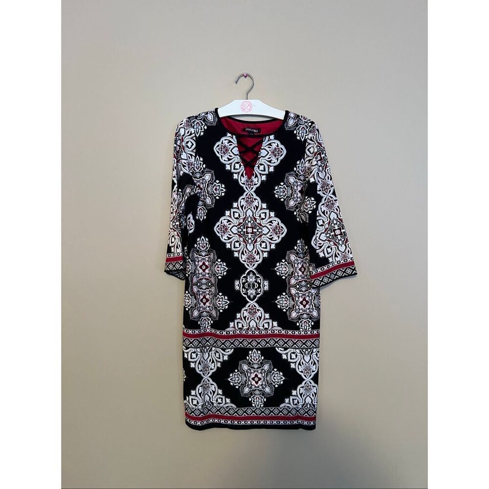 Roz & Ali Multicored Patterned Dress Woman’s Size 2 Petite